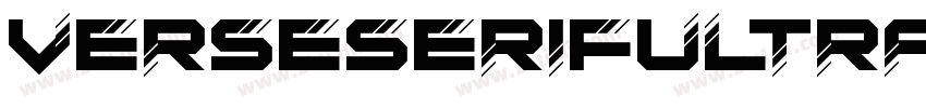 VerseSerifUltrabold 字体转换